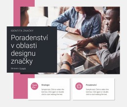 Poradenství Při Navrhování Značky Šablona Webu CSS