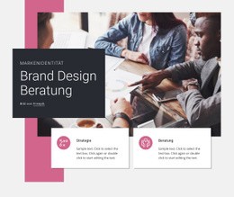 Beratung Im Bereich Markendesign - Design Für Eine Seite