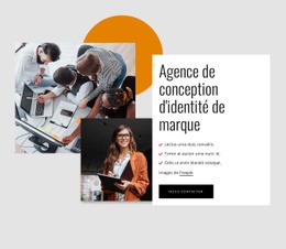 Agence De Design D'Identité De Marque - HTML Web Page Builder