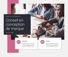 Conception De Pages HTML Pour Conseil En Design De Marque