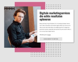 Digitale Marketing - Bestemmingspagina Slepen En Neerzetten