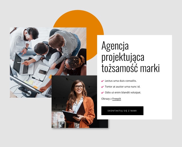 Agencja projektująca tożsamość marki Projekt strony internetowej