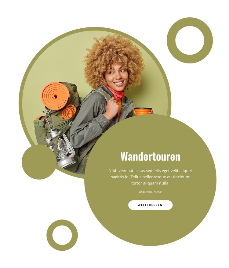 Der Wanderverein CSS-Vorlage