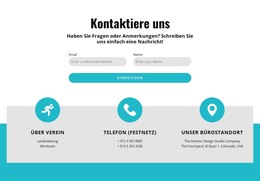 Kontaktformular Mit Kontakten HTML-Vorlagen