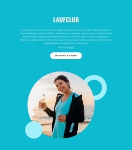 Laufen, Joggen Und Trailrunning - Einfacher Website-Builder