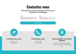 Formulaire De Contact Avec Contacts – Créez Un Modèle Étonnant