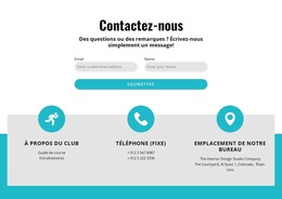 Formulaire De Contact Avec Contacts - Thème WordPress Simple