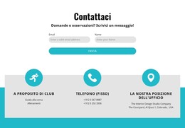Modulo Di Contatto Con I Contatti - Download Del Modello HTML