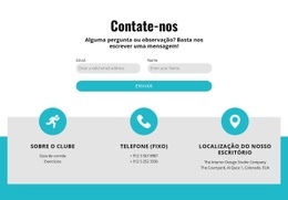 Formulário De Contato Com Contatos