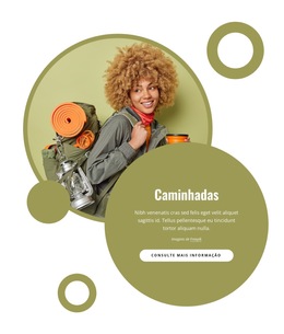 O Clube De Caminhada - Modelo De Site Simples