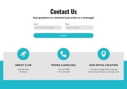 Contact Form With Contacts