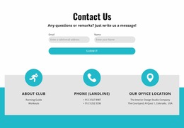 Contact Form With Contacts
