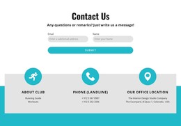 Contact Form With Contacts WordPress Theme