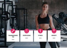 Kostenloses CSS-Layout Für Crossfit-Kurse