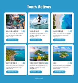 Página Web De Excursiones Activas