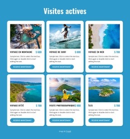 Visites Actives Modèles Html5 Réactifs Gratuits