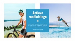 Avontuurlijke Reizen, Wandelen, Fietsen - Eenvoudig Te Gebruiken HTML5-Sjabloon