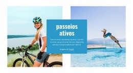 Viagens De Aventura, Caminhadas, Ciclismo - Free HTML Website Builder