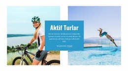 Macera Seyahati, Yürüyüş, Bisiklet - Açılış Sayfası Ilhamı