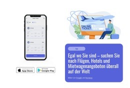 Kreativste HTML5-Vorlage Für Exklusive Angebote Für Hotels, Flüge