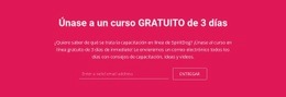 Únase A Un Curso Gratuito De 3 Días: Creador De Sitios Web Para Cualquier Dispositivo