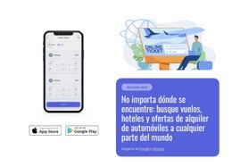 Plantilla Web Adaptable Para Ofertas Exclusivas En Hoteles, Vuelos