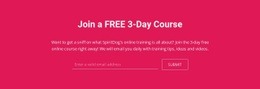 Join A Free 3-Day Course