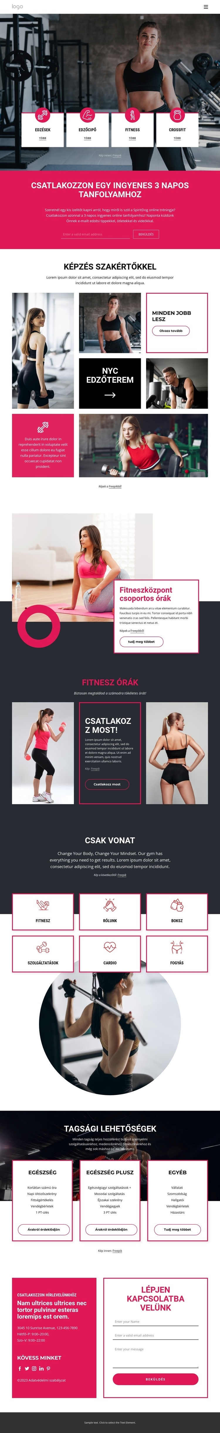 Csatlakozzon egy Crossfit edzőteremhez Sablon