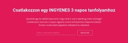 Csatlakozzon Egy Ingyenes 3 Napos Tanfolyamhoz – Ingyenes Css-Téma