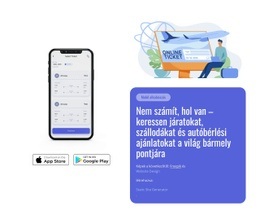 Exkluzív Ajánlatok Szállodákra, Repülőjáratokra – Többcélú Kreatív Sablon