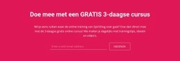 Doe Mee Met Een Gratis 3-Daagse Cursus - HTML File Creator