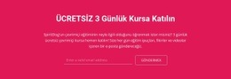 3 Günlük Ücretsiz Kursa Katılın - Çoklu Düzen