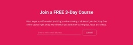 Join A Free 3-Day Course