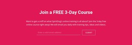 WordPress Theme Join A Free 3-Day Course For Any Device