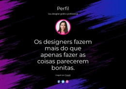 Design Profissional De Sites Modelo De Largura Total