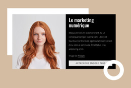 Page HTML Pour Consultants En Marketing