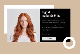 HTML-Sida För Marknadsföringskonsulter