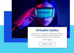 Návrh Stránky HTML Pro Virtuální Realita 2021