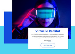 HTML-Seitendesign Für Virtuelle Realität 2021