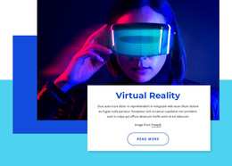 HTML Page Design For Virtual Reality 2021