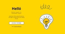 Szabadúszó Webdesigner Sablon