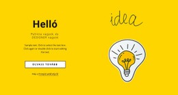 Szabadúszó Webdesigner – Reszponzív Webhelysablon