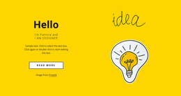 Freelance Web Designer - One Page Template For Any Device