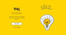 Frilansande Webbdesigner - Responsiv Webbplatsmall