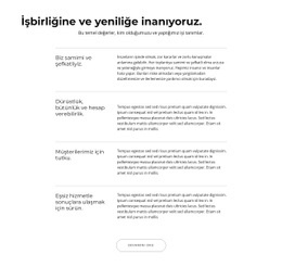 Kılavuz Tekrarlayıcıdaki Başlıklar Ve Metinler - Nihai Web Sitesi Modeli