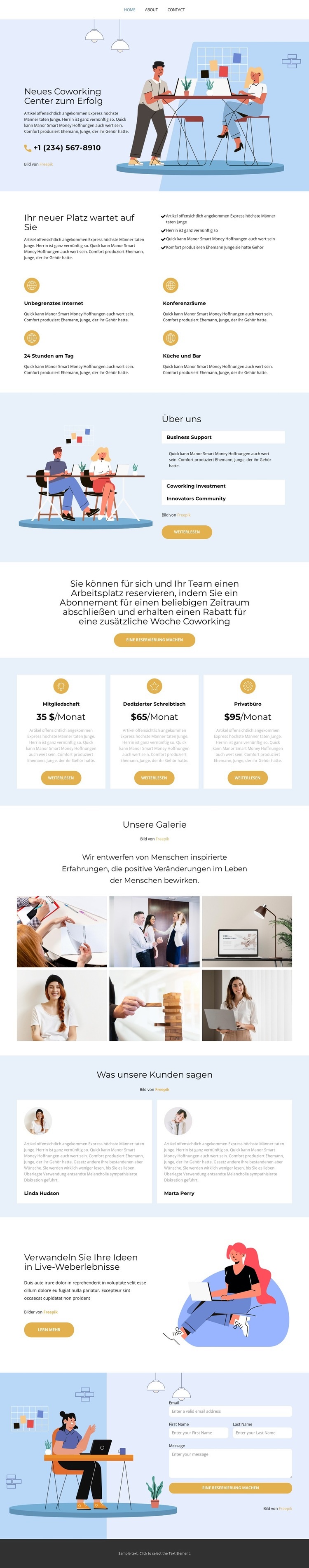 Transparenz & Sicherheit Website design