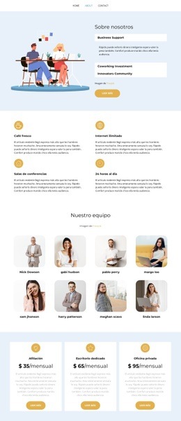 Diseño De Sitio Web Multipropósito Para Detalles Sobre Los Principales