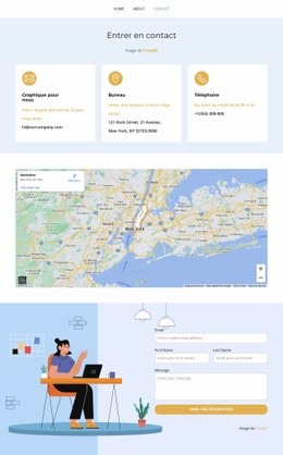 Conception Du Site Pour Détails Sur Le Bureau