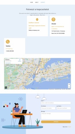 Kapcsolatfelvételi Oldal