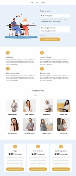 Detalhes Sobre Os Principais - Landing Page Criativa Multiuso